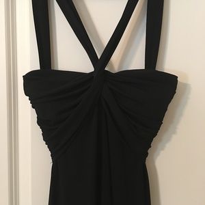 Black floor length gown